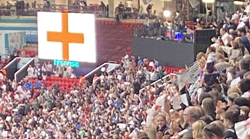 England fans at Old Trafford