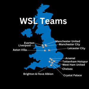 WSL locations map